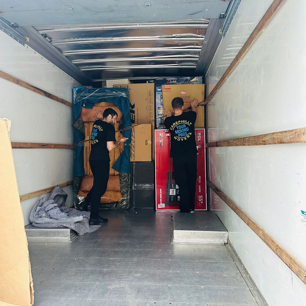 CarePhilly Movers completed move with protected furniture